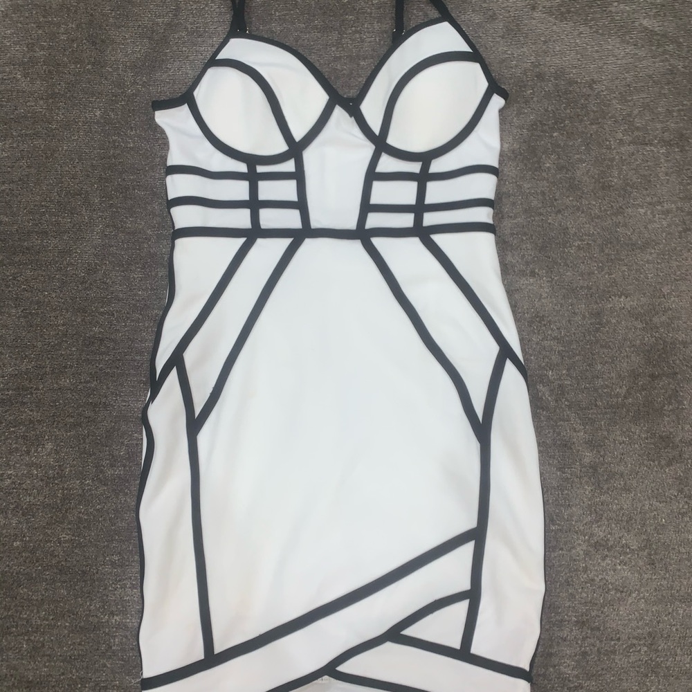 Zip back mini dress